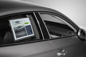 Durable infohoes A4 met statische bevestiging, pak van 5 stuks, grafiet