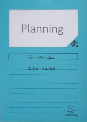 Exacompta L-map Forever, voor ft A4, pak van 25 stuks, lichtblauw