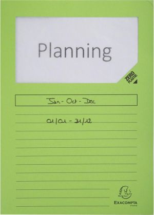 Exacompta L-map Forever, voor ft A4, pak van 25 stuks, lichtgroen