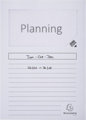 Exacompta L-map Forever, voor ft A4, pak van 25 stuks, wit