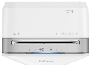 Fellowes Microshred destructeur de documents LX201, blanc