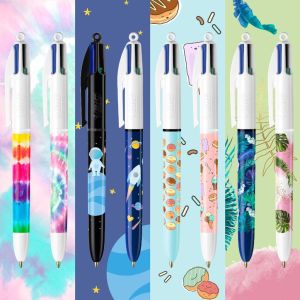 Bic Colours Decors, 4-kleurenbalpen, medium, klassieke inktkleuren, doos van 8 stuks