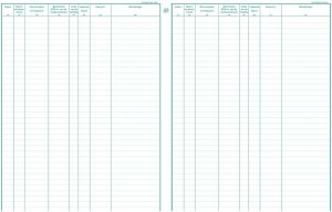Exacompta register garagist en pomphouder, ft 32 x 25 cm, Nederlandstalig
