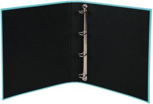 Exacompta Aquarel ringmap uit gecoat karton, ft A4, met 4 D-ringen, rug van 4 cm, geassorteerde kleuren