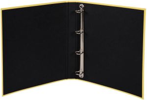 Exacompta Aquarel ringmap uit gecoat karton, ft A4, met 4 D-ringen, rug van 4 cm, geassorteerde kleuren