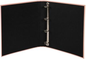 Exacompta Aquarel ringmap uit gecoat karton, ft A4, met 4 D-ringen, rug van 4 cm, geassorteerde kleuren