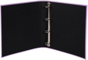 Exacompta Aquarel ringmap uit gecoat karton, ft A4, met 4 D-ringen, rug van 4 cm, geassorteerde kleuren