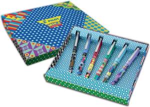Pilot roller Hi-Tecpoint Mika Limited Edition, geschenkdoos met 6 rollers