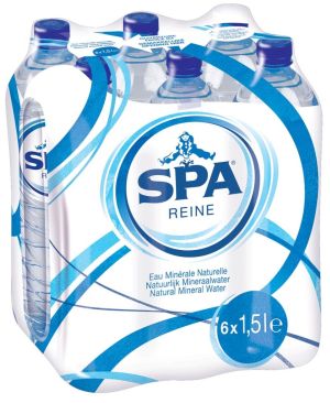 Spa Reine water, fles van 1,5 liter, pak van 6 stuks
