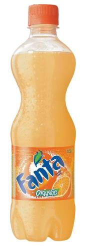 Fanta Orange - 24 plastiek flesjesvan 50