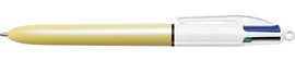 Bic stylo bille 4 couleurs Pearl, bo&icirc;te de 12 pi&egrave;ces, assorti