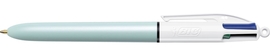 Bic stylo bille 4 couleurs Pearl, bo&icirc;te de 12 pi&egrave;ces, assorti