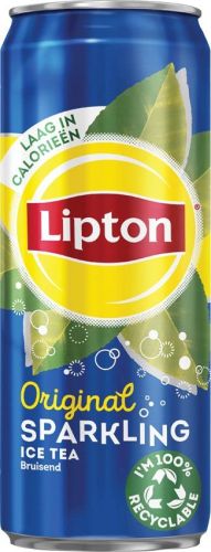 Lipton Ice Tea boisson rafra&icirc;chissante, canette sleek de 33 cl, paquet de 24 pi&egrave;ces