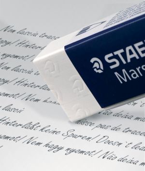 Staedtler gum Mars Plastic, wit, doos van 20 stuks