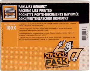 Cleverpack documenthouder Documents Enclosed, ft 175 x 115 mm, pak van 100 stuks