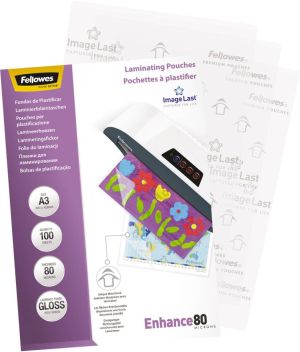 Fellowes lamineerhoes Enhance80 ft A3, 160 micron (2 x 80 micron), pak van 100 stuks