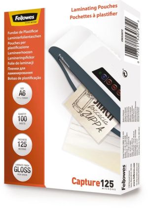 Fellowes lamineerhoes Capture125 ft A6, 250 micron (2  x 125 micron), pak van 100 stuks