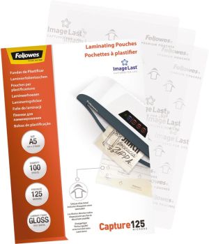 Fellowes lamineerhoes Capture125 ft A5, 250 micron (2 x 125 micron), pak van 100 stuks