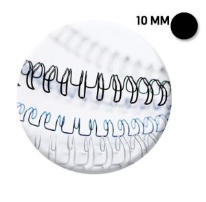 Fellowes metalen bindrug rug 10 mm,zwart