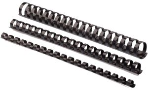 Fellowes reliures, bo&icirc;te de 25 pi&egrave;ces, 8 mm, noir