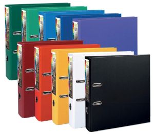 Exacompta Ordner Prem'Touch pour ft A4+,rug van 8 cm, geassorteerde office kleuren
