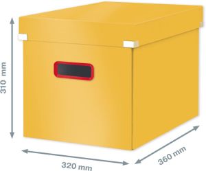 Leitz Cosy Click & Store kubus grote opbergdoos, geel