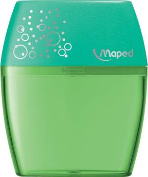 Maped potloodslijper Shaker 2 gaats, geassorteerde kleuren