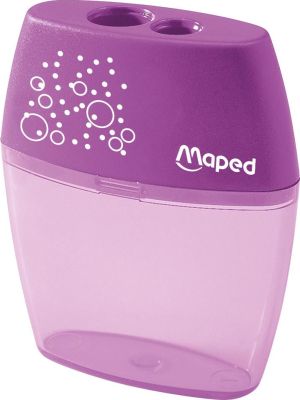 Maped potloodslijper Shaker 2 gaats, geassorteerde kleuren