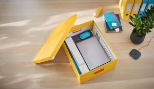 Leitz Cosy Click & Store grote opbergdoos, geel
