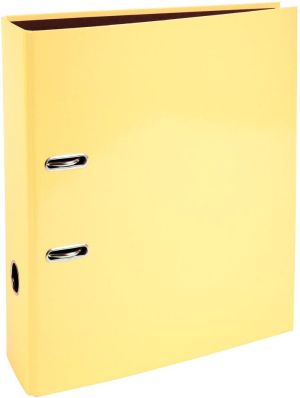 Exacompta Aquarel ordner uit karton met gecoat papier, ft A4, rug van 8 cm, in geassorteerde kleuren