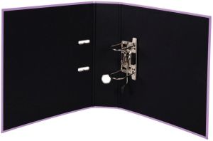 Exacompta Aquarel ordner uit karton met gecoat papier, ft A4, rug van 8 cm, in geassorteerde kleuren