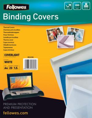 Fellowes couvertures COVERLIGHT -blanc 1
