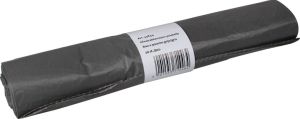 Vuilniszak 25 micron, ft 60 x 90 cm, 70 liter, grijs, rol van 20 stuks