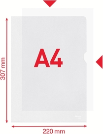 Dossier Esselte Essential A4, fabriqu&eacute; &agrave; partir de 30 % de plastique recycl&eacute; pr&eacute;-consommation