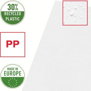 Dossier Esselte Premium A4, fabriqu&eacute; &agrave; partir de 30 % de plastique recycl&eacute; pr&eacute;-consommation
