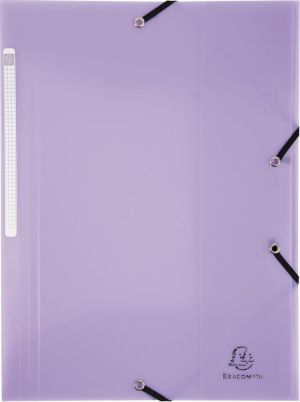 Exacompta Chromaline chemise &agrave; rabats avec 3 rabats, avec &eacute;tiquette, couleurs pastel assorties