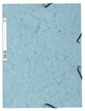 Exacompta elastomap, 3 kleppen, ft A4, geassorteerde     kleuren, pak van 10