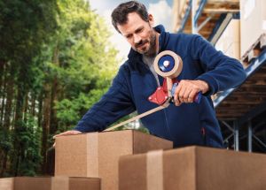 Tesapack ultra strong ecologo, 50 mm x 25 m, papier, bruin