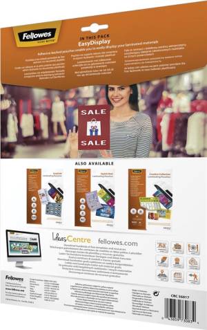 Fellowes Admire lamineerhoezen - EasyDisplay, Enhance80, ft A4, 160 micron (2 x 80 micron), pak van 25 st