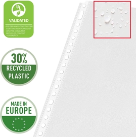 Esselte showtas, PP, transparant, 30% pre-consumer gerecycleerd plastic