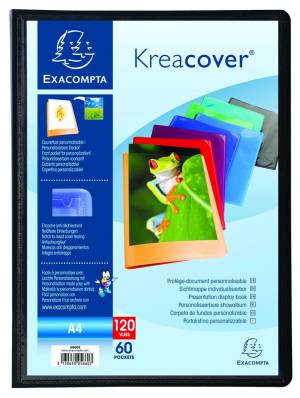 Kreacover Exacompta showalbum A4                         60 tassen