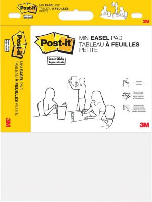 Post-it mini meeting chart, ft 45,7 cm x 38,1 cm, blanco