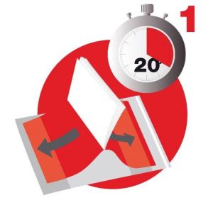 Apli Verstelbare boekomslag, voor ft A4, blister van 3 stuks