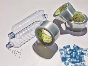 Tesapack eco & ultra strong ecologo, 50 mm x 66 m, transparant