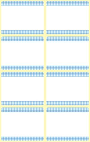 Avery &eacute;tiquettes congelation en blister, blanc, 40 &eacute;tiquettes