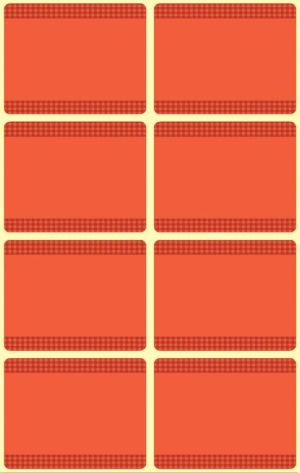 Avery &eacute;tiquettes congelation en blister, rouge, 40 &eacute;tiquettes