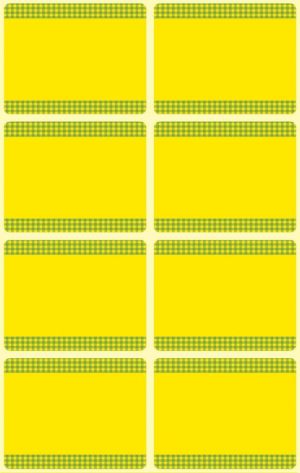 Avery &eacute;tiquettes congelation en blister, jaune, 40 &eacute;tiquettes