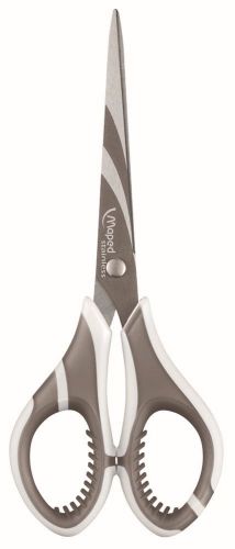 Maped schaar Zenoa fit, ft 17 cm, rechts, ronde punt, RVS, blauw, blister van 1 stuk