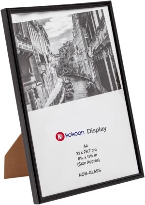 Kokoon Display fotokader, zwart, ft A4