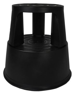 Desq rolkruk, ABS kunststof, zwart